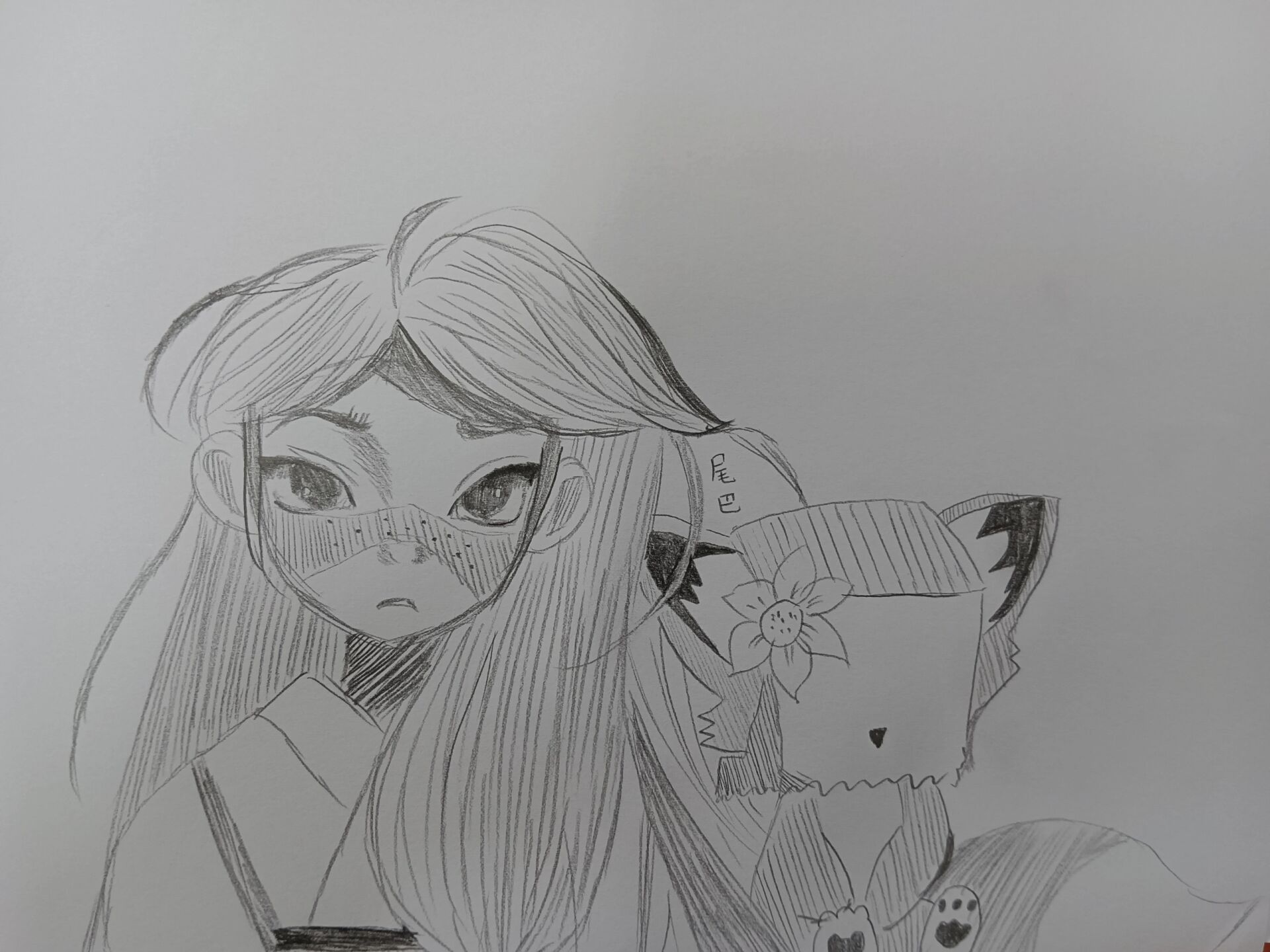 迪士尼黑白绘进度1