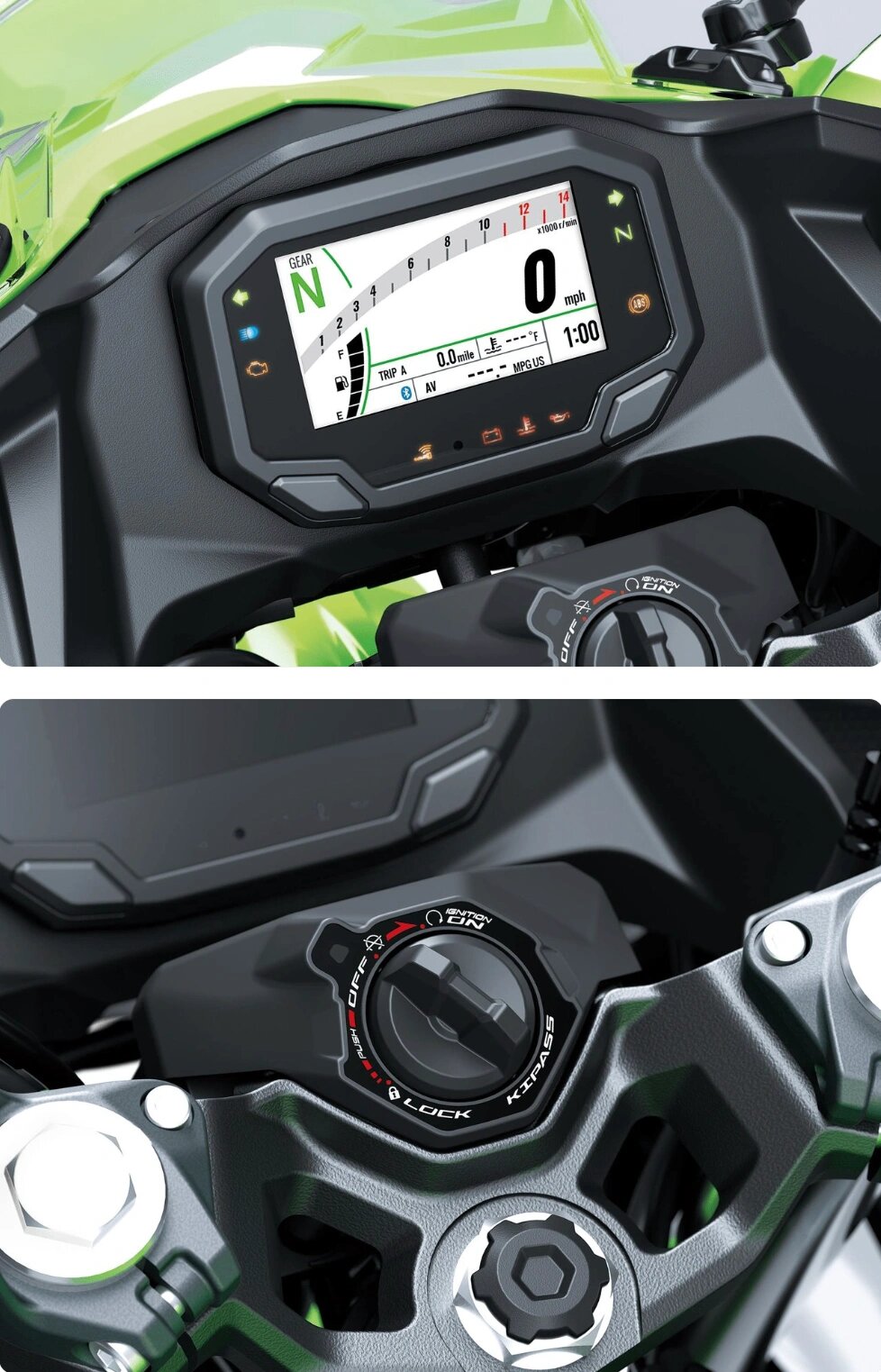 川崎ninja 500! 这玩意终于换仪表盘了!