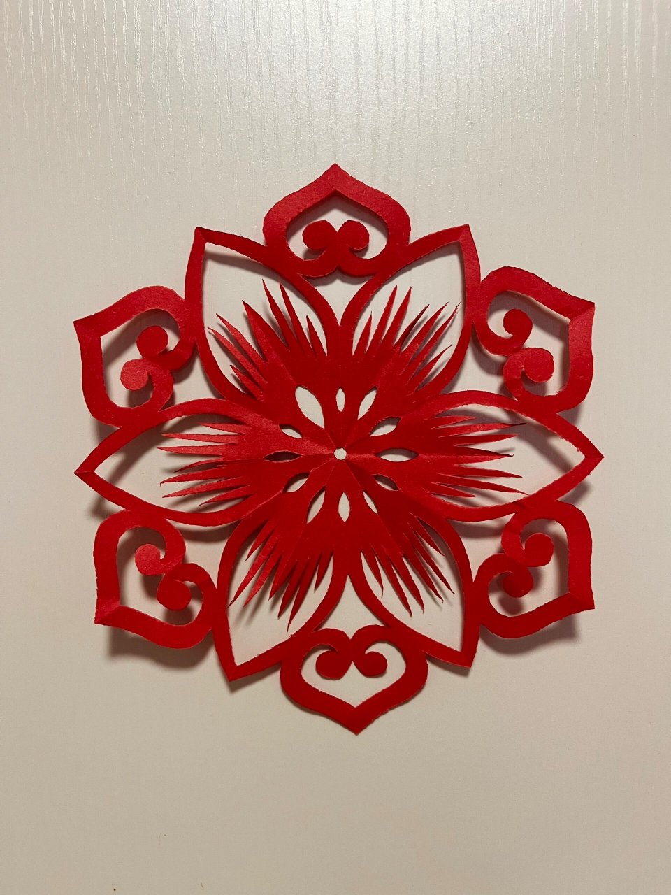 新年窗花剪纸团花剪纸|真的超简单啦