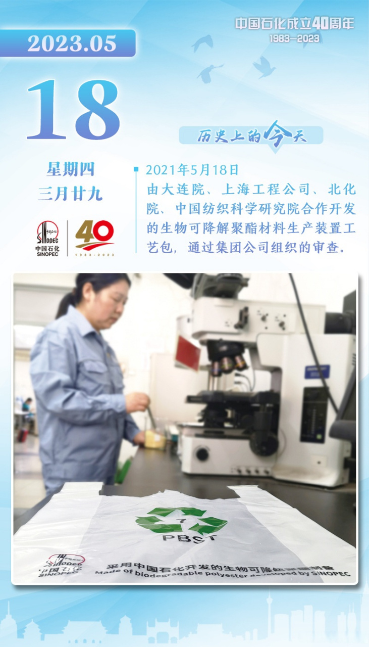 中国石化40周年# 【历史上的今天】2021年5月18日,由大连院,上海工程