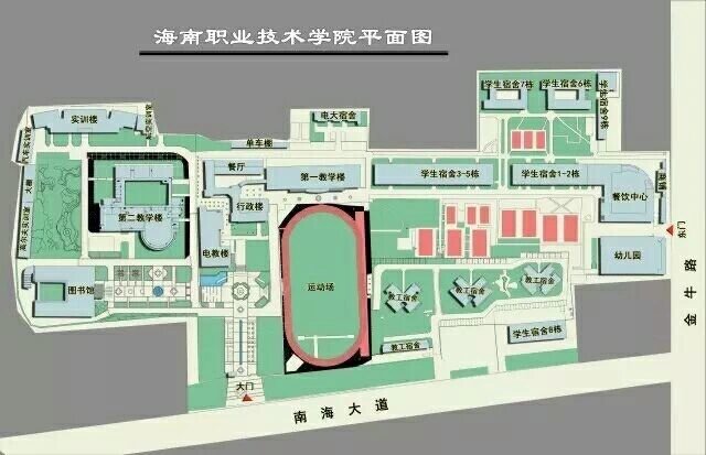 海南职业技术学院地图图片