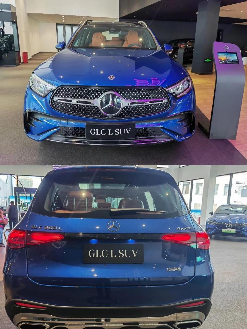 一台奔驰glc300天空蓝7座版 指导价:48.53 落地价:45.