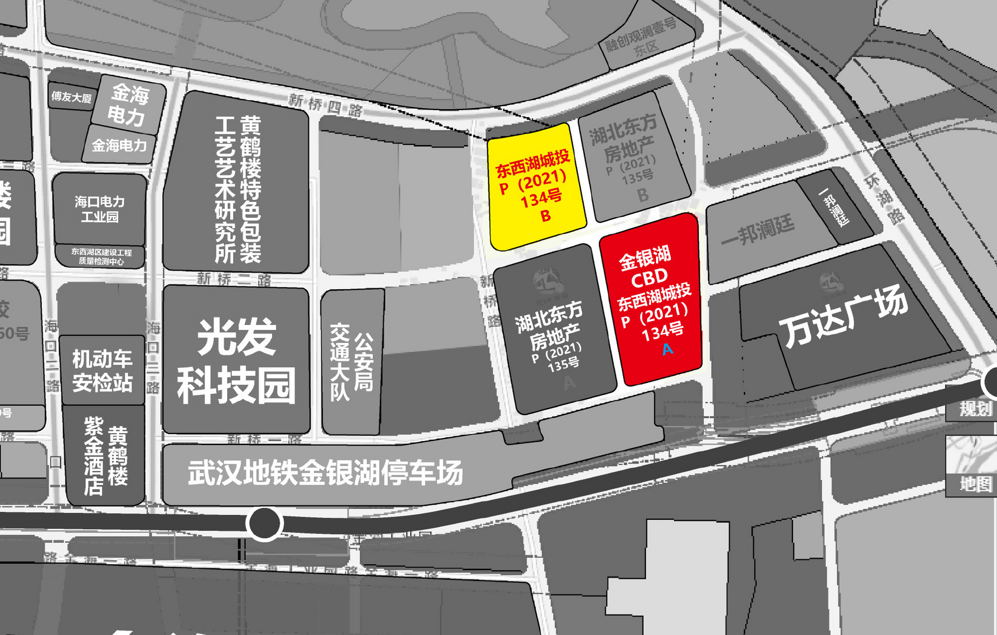 东西湖 | 金银湖cbd规划方案批前公示 7月7日,位于东西湖区新桥一路以