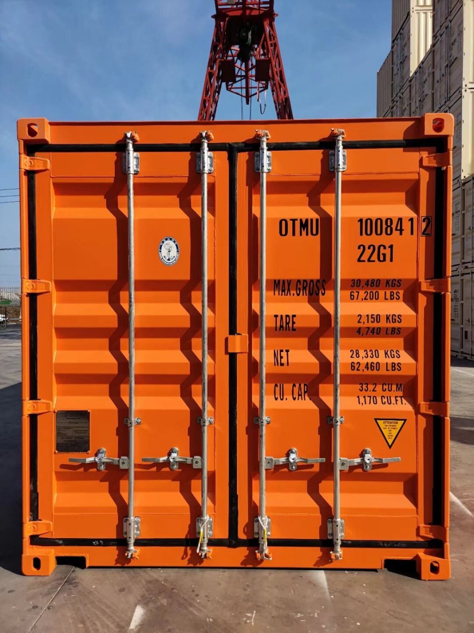 全新 20 英尺小柜 20尺柜:20gp 外径尺寸670152.4470152.