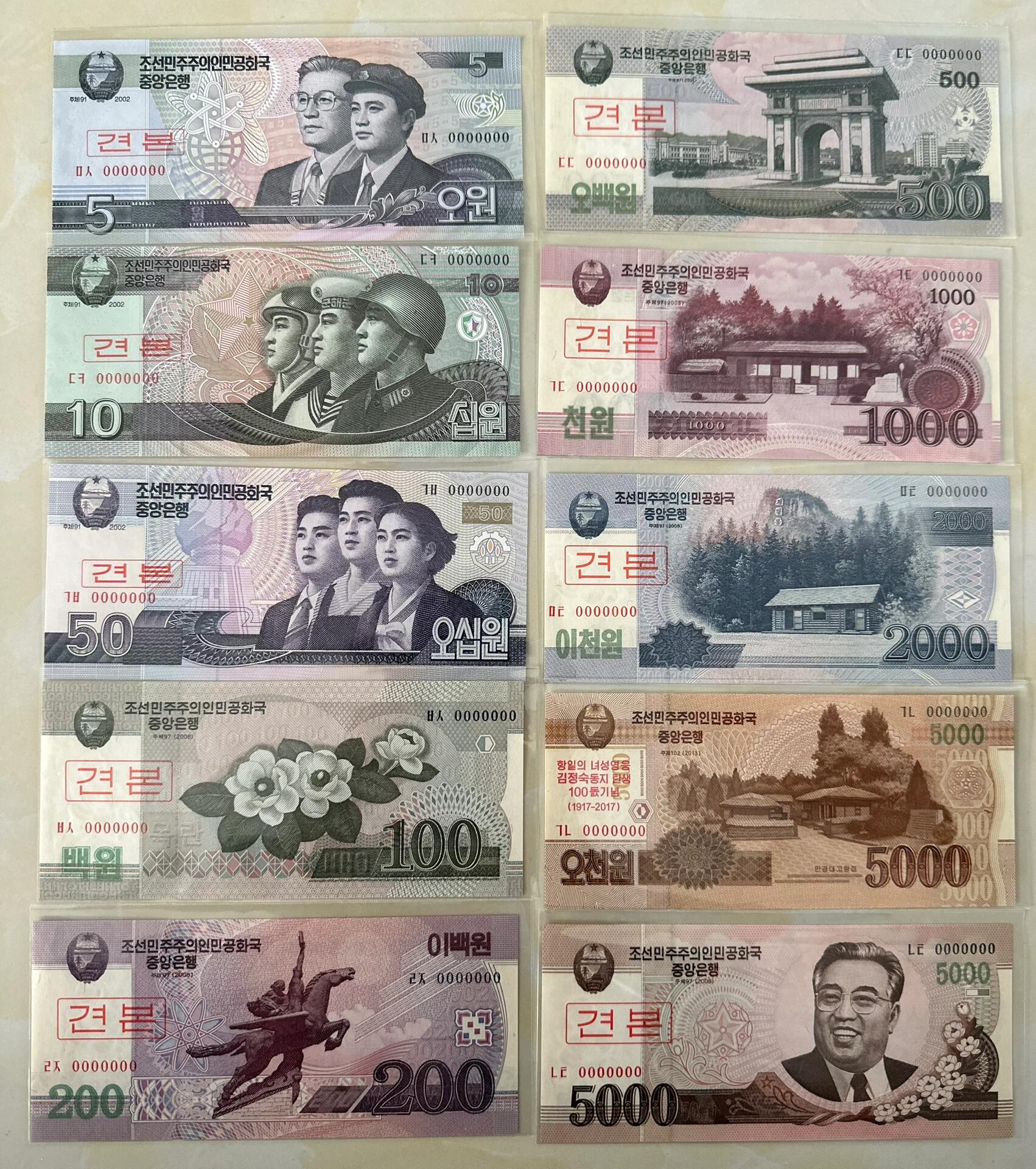 亚洲.朝鲜9691圆kpw