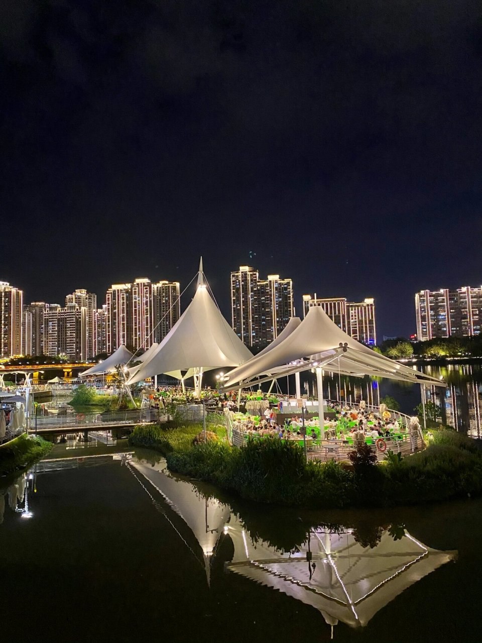 龙江岁月-漳州绝美夜景 周末看通知有时有巨幕水光秀,这里就在战备