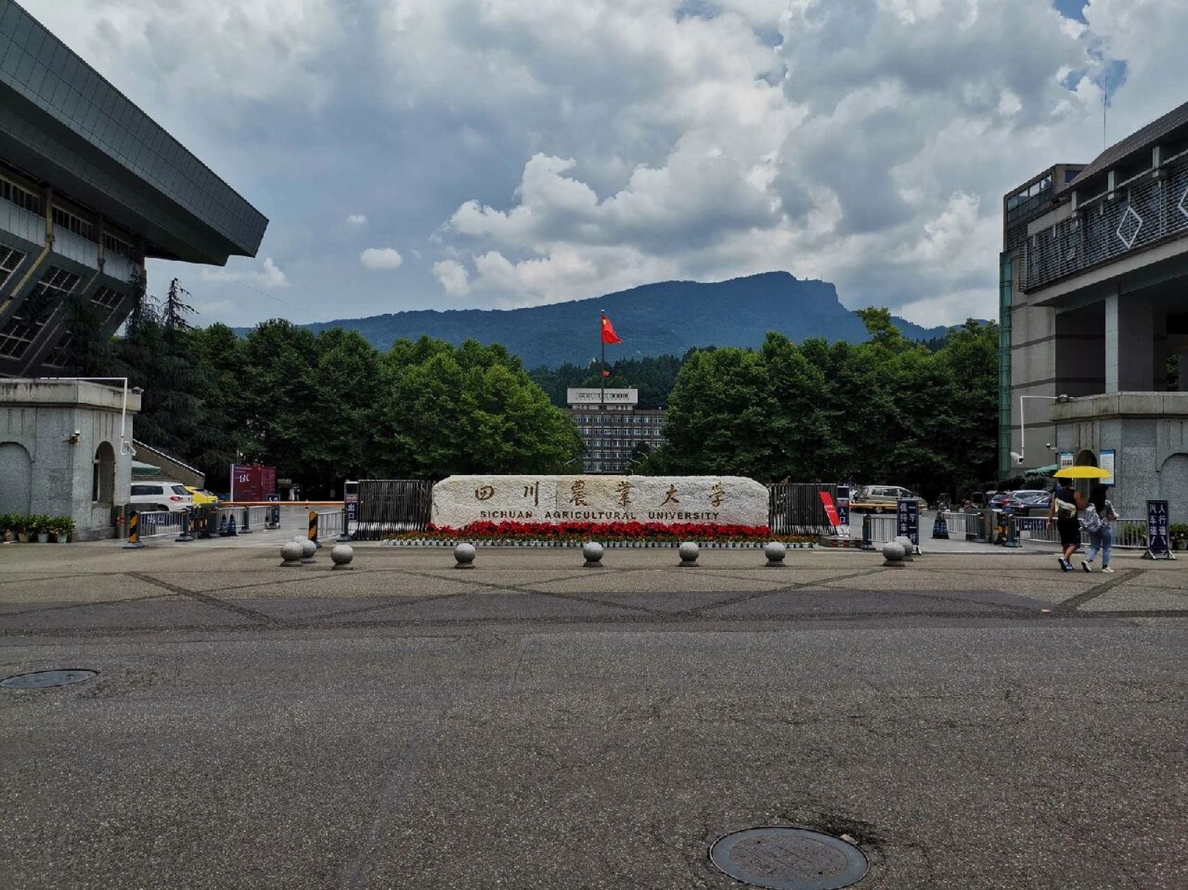 手机随拍--雅安61四川农业大学雅安校区         p1第一办公楼(康楼