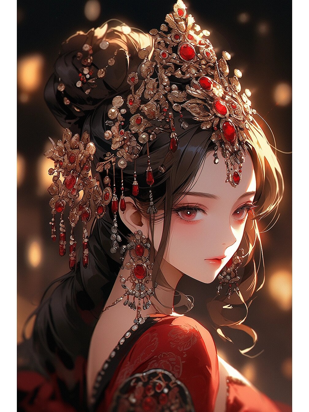 95古风头像|山茶花公主95