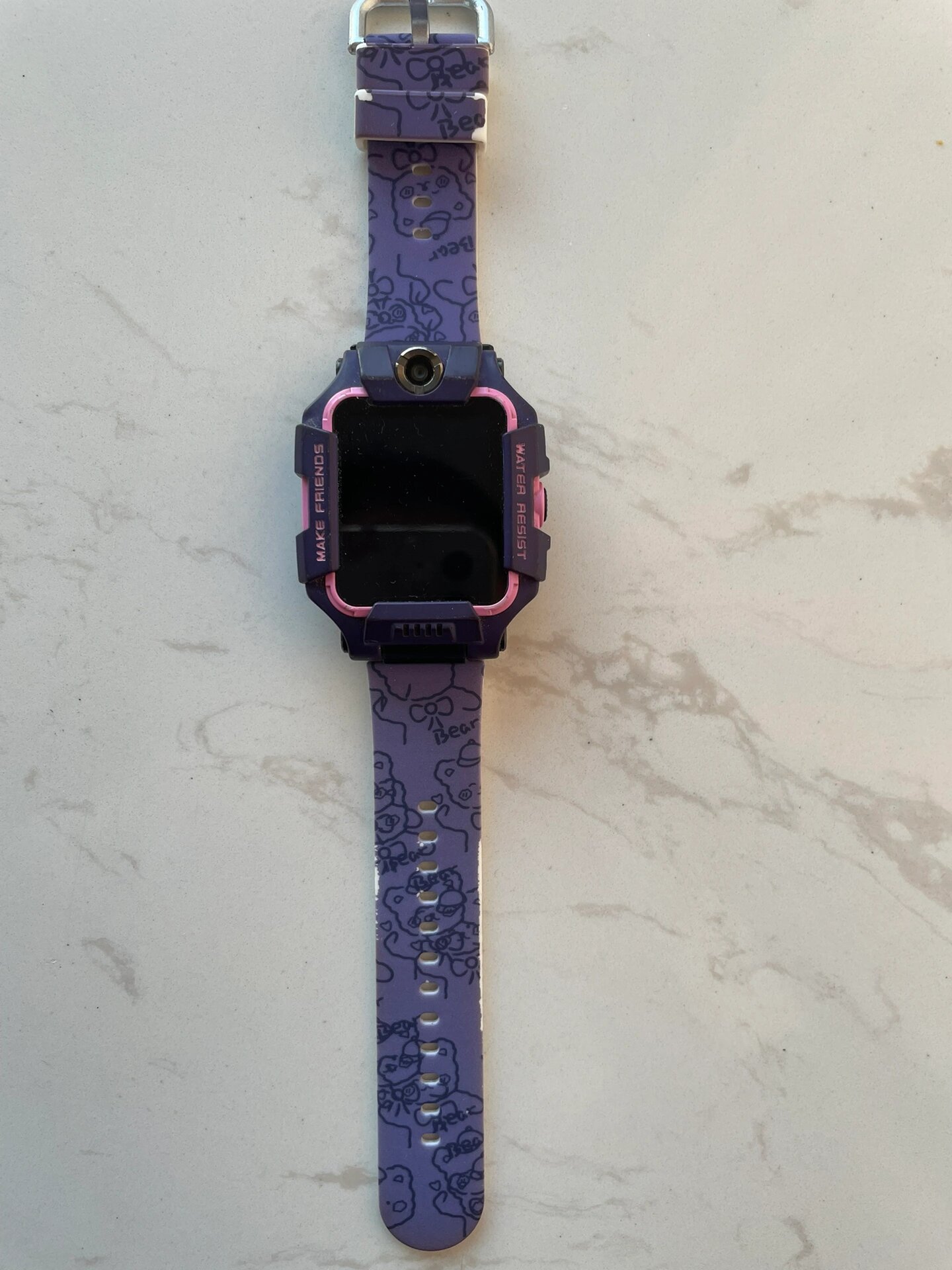 正品小天才电话手表z6,85新,所有功能正常,全原无拆修,已解绑,前后双