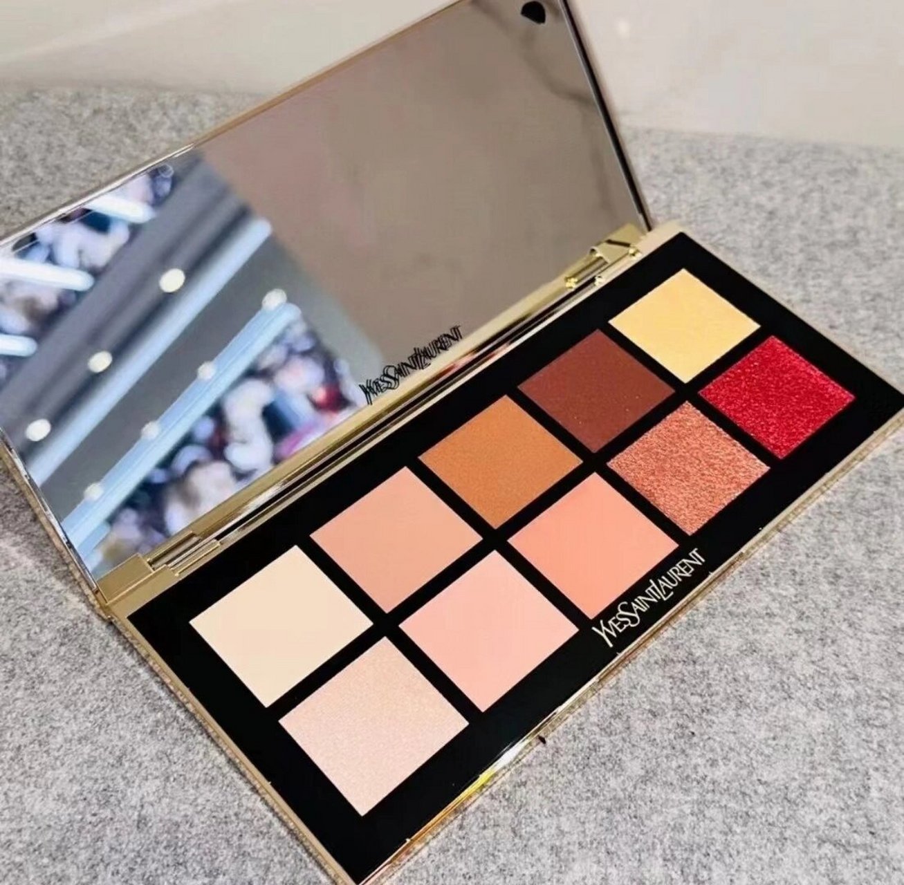 ysl圣罗兰高定皮眼影十色眼影盘5号08亚洲人 ysl圣罗兰高定皮眼影