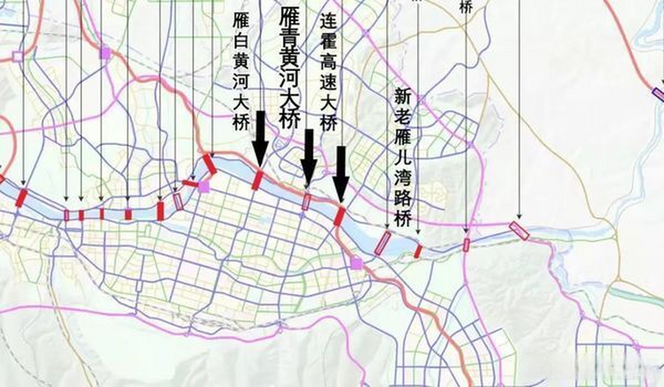 兰州楼市快讯#【城市配套|雁青黄河大桥进度更新了!