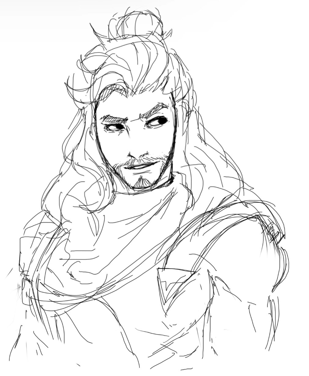 阿克尚～去喽! 画了最喜欢的前夫哥