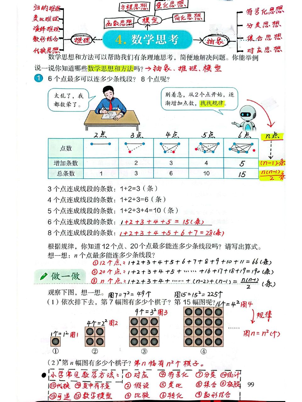 数学思考|练习二十二|综合与实践|新版 从99页到109页新版六年级下册