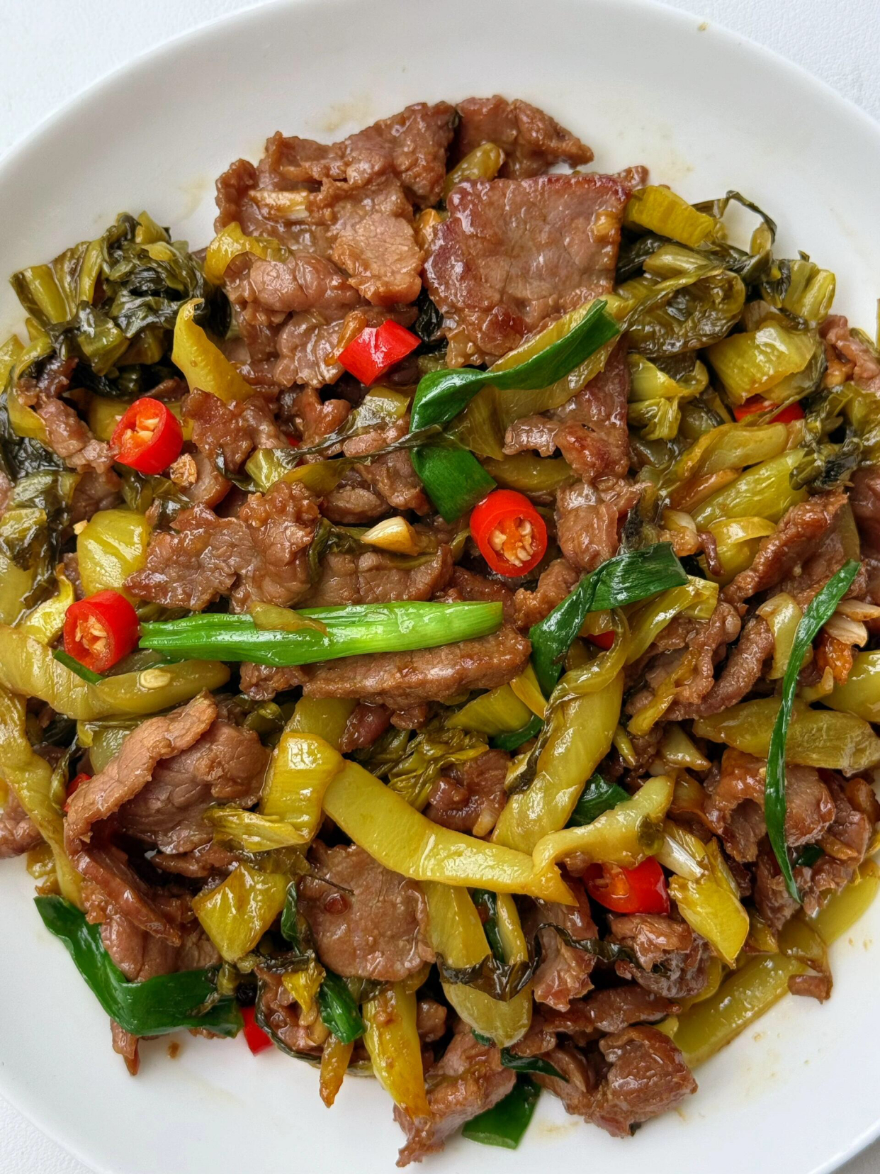 一,韭菜炒五花,春日鲜香的黄金组合,让人胃口大开