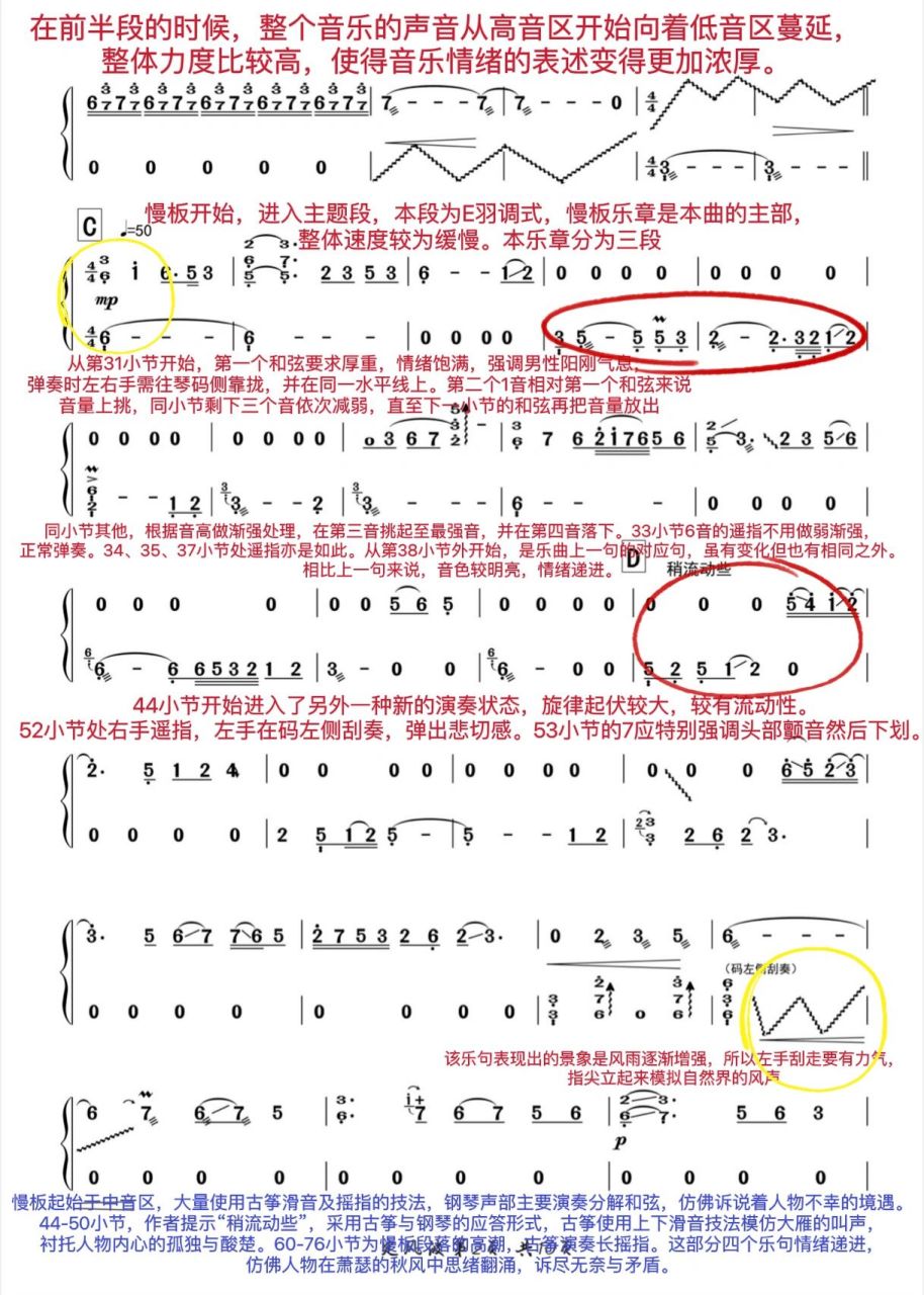 定风波张学友简谱图片