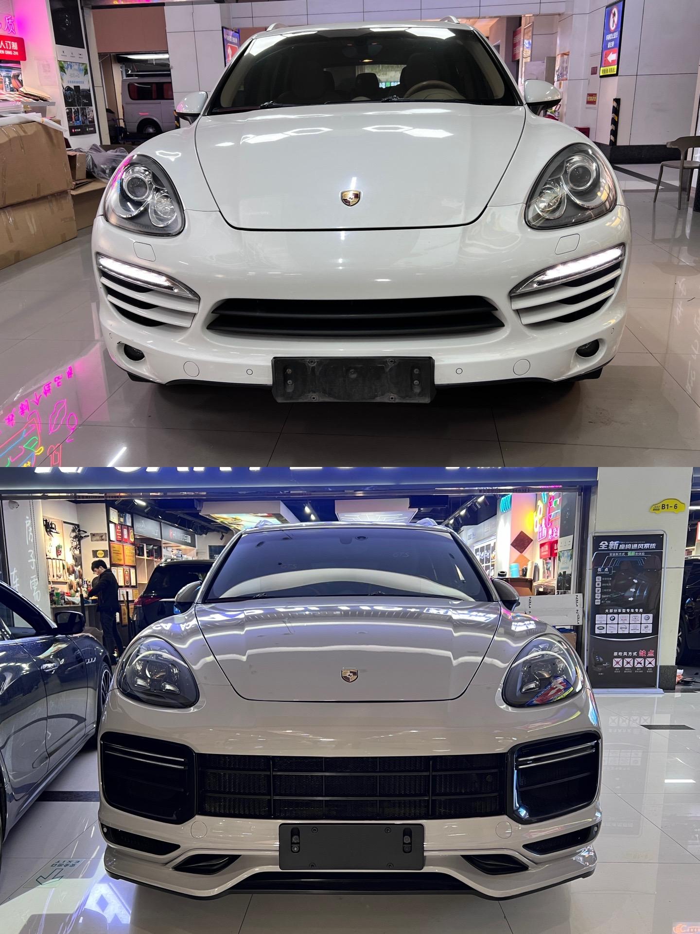 卡宴老改新贯穿尾灯