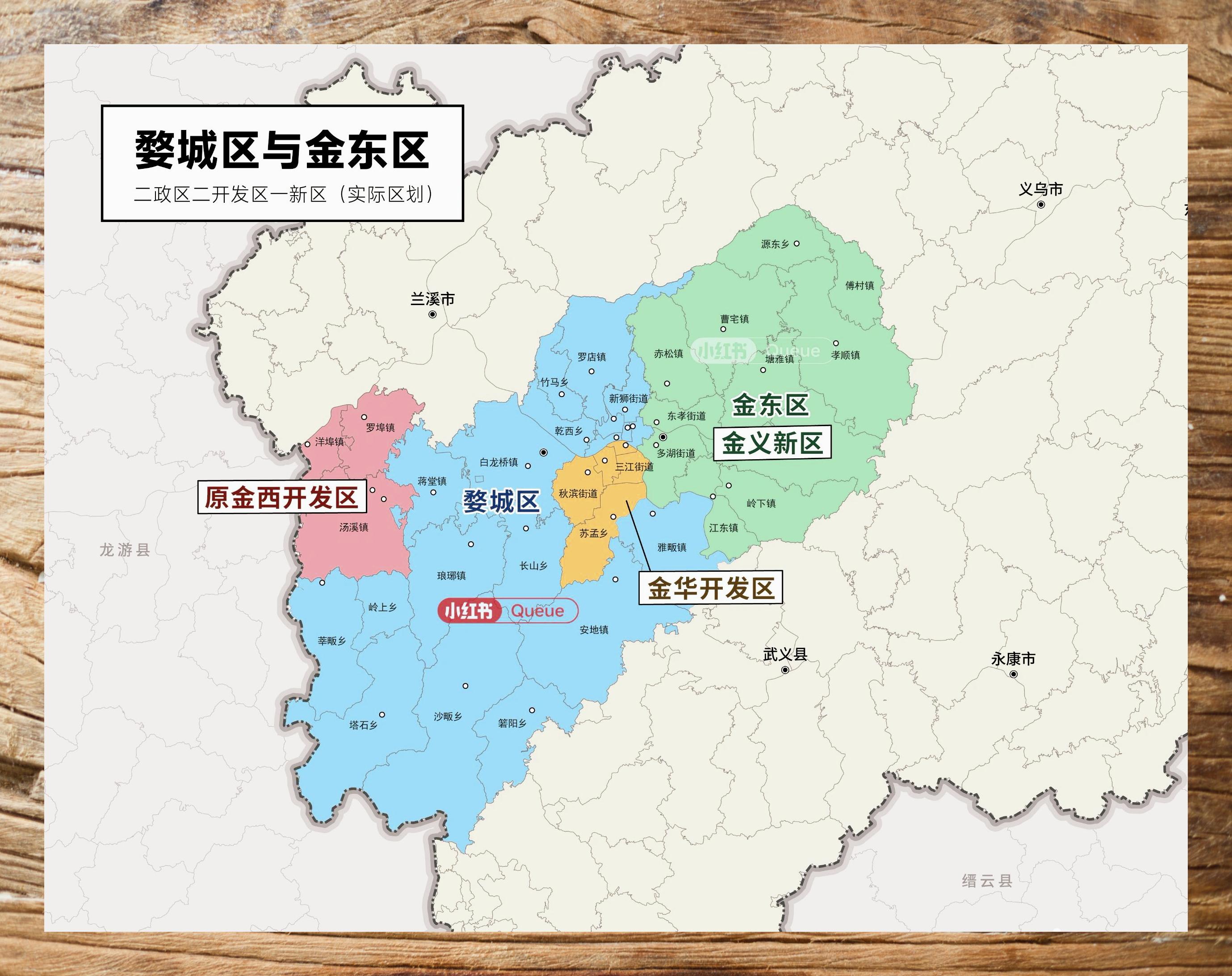 婺城区何以划分为三大区域 ✨✨