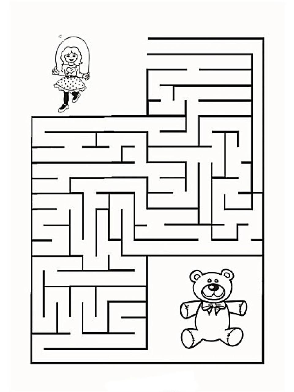 幼儿园中班大班益智区环创走迷宫 分享一些适合大班益智区走迷宫的图