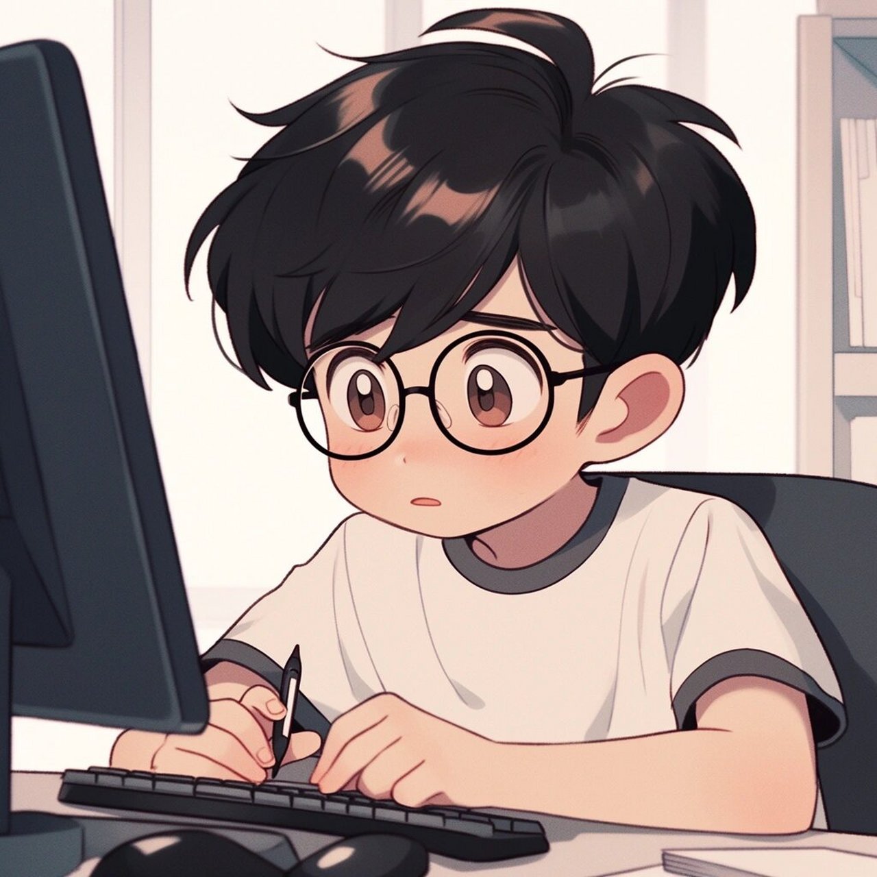 斯文男生版|申请成为你的工作学习头像