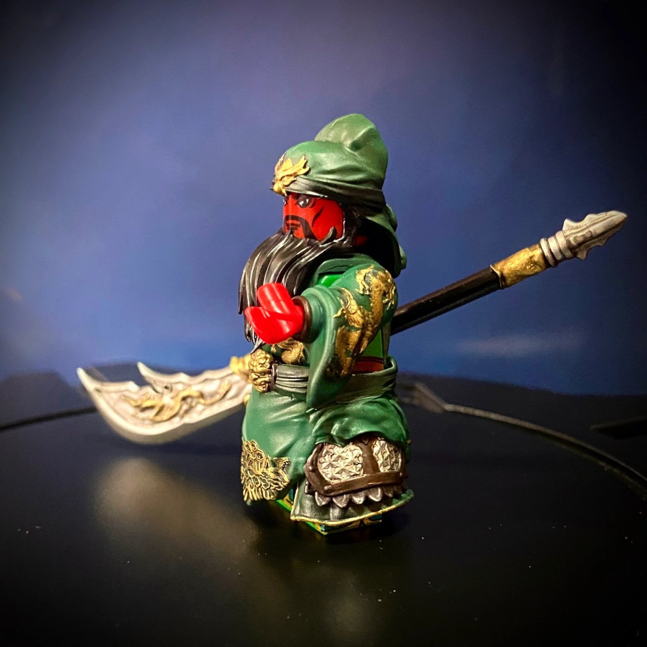 关云长 乐高人仔moc 三国篇 私人定制版(非大货版,涂装会有不同,请勿