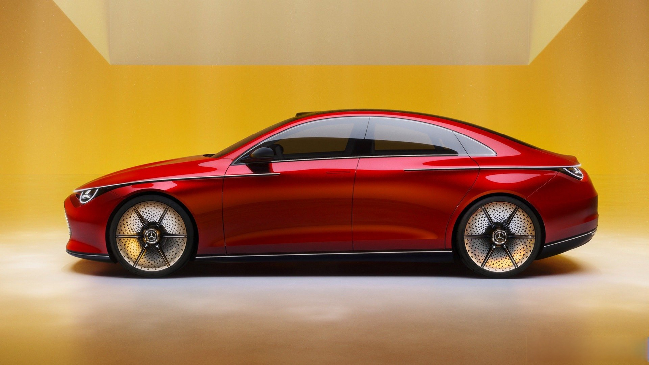 【慕尼黑车展】:奔驰全新cla class概念车,以后这个造型也将成为奔驰