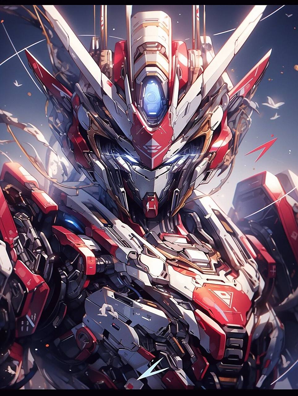 开黑头像(二) 好久没有做这种适合头像的高达图了