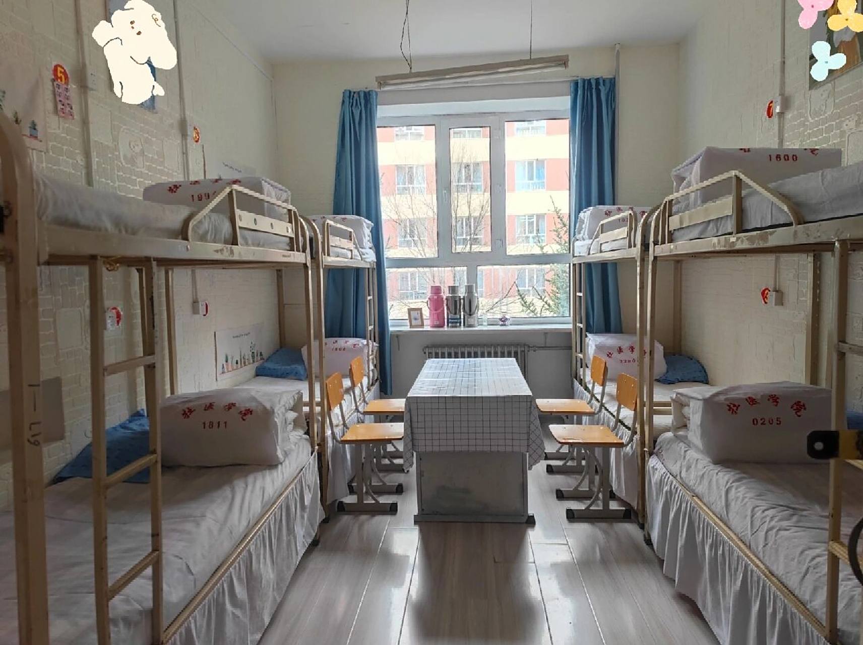 牡丹江医学院寝室 寝室真的挺小的