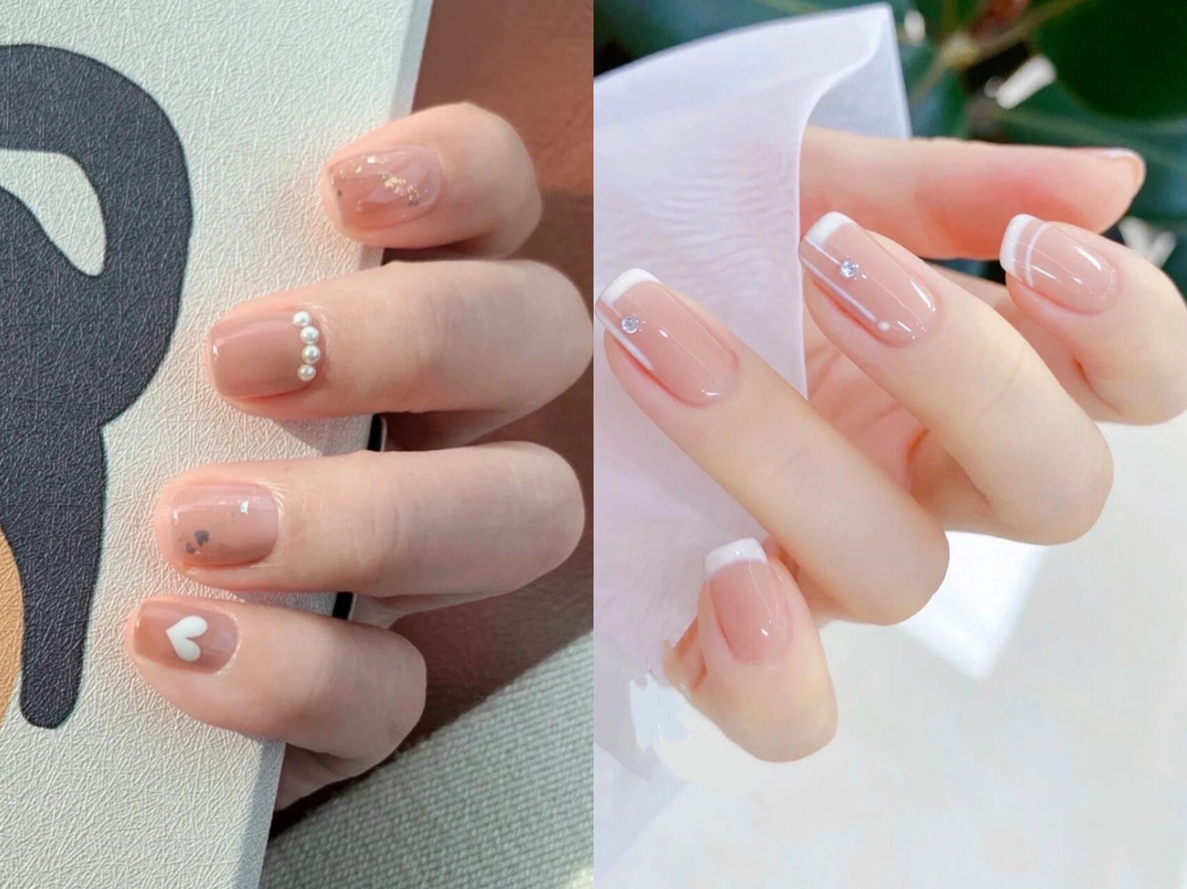 春天美甲97短甲美甲款式/裸色美甲搭配 不只是延长款式好看,短甲