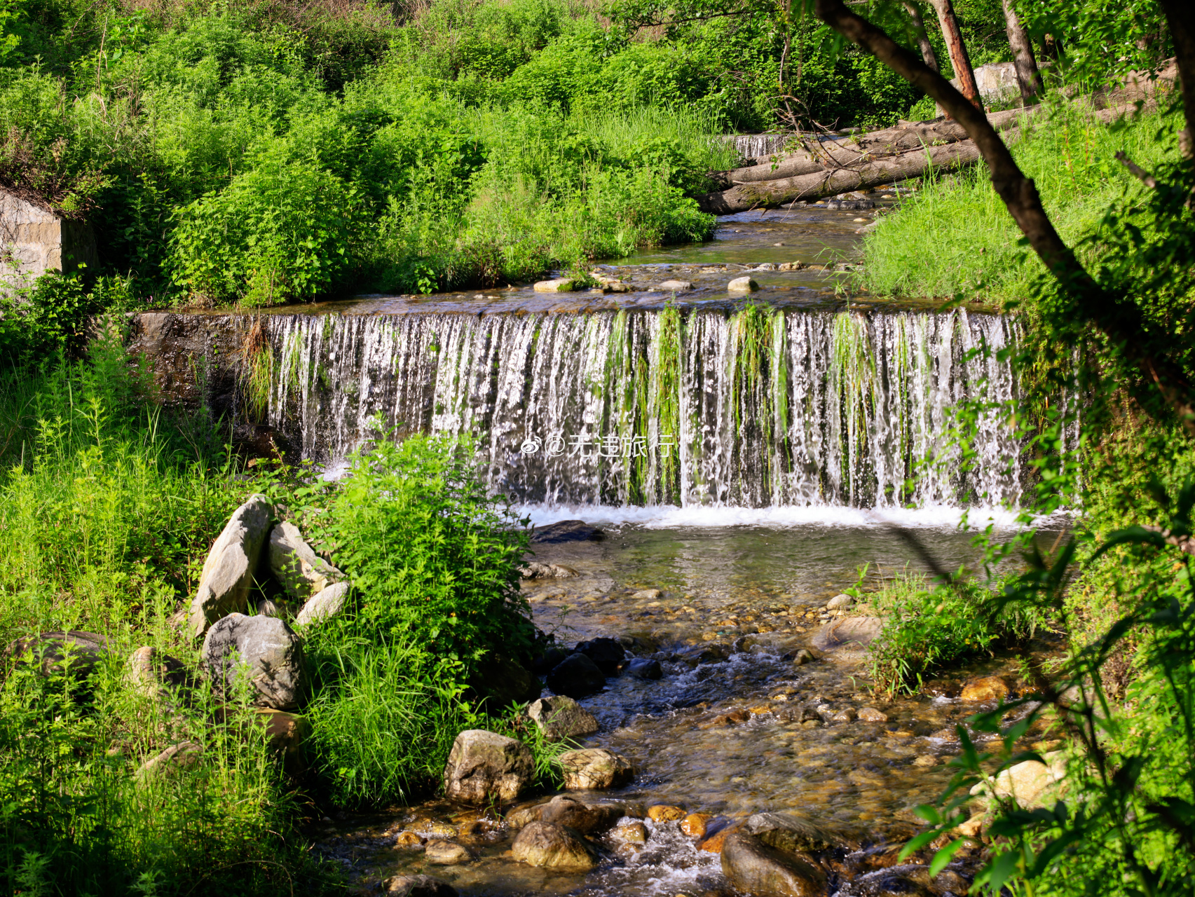 苍山清碧溪,两个小瀑布太漂亮了.你觉得呢?#随手拍##无违带你游大理