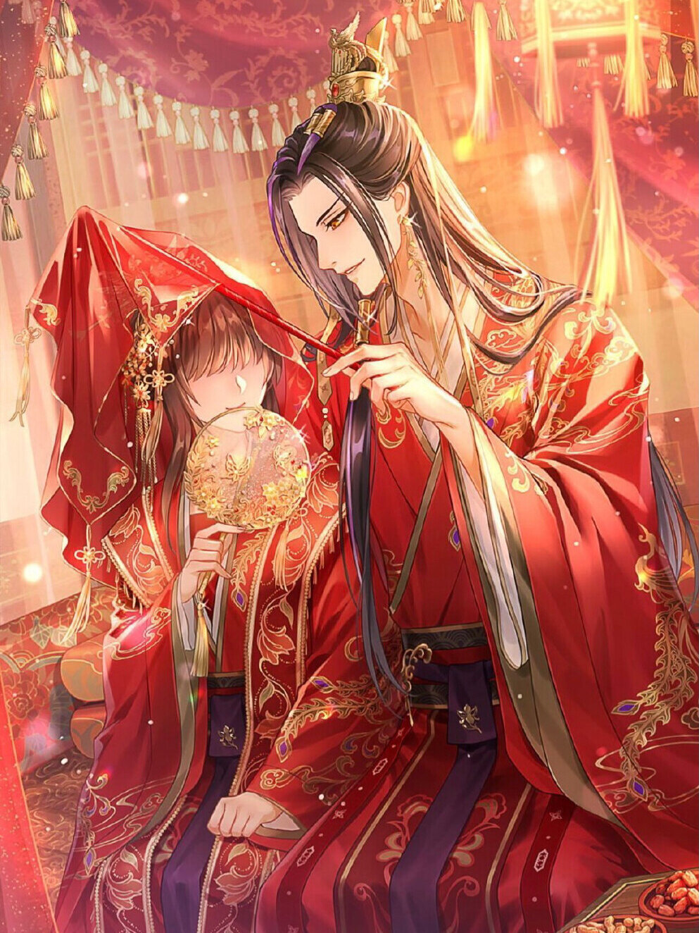 免费情侣背景图分享 情侣古风情侣图,需要设计关系图,需要设计厅头