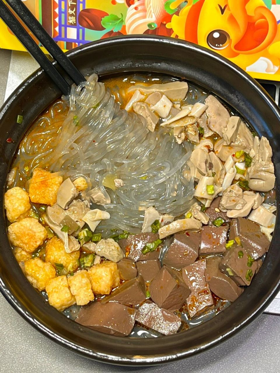 跟风买的鸭血粉丝汤,没想到这么正宗!