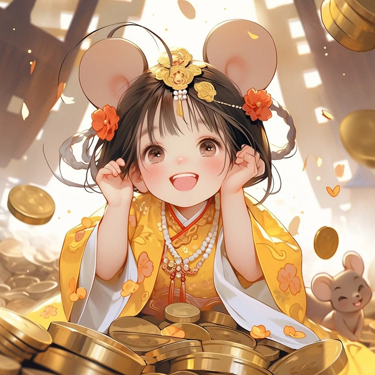 属鼠的微信头像用什么最招财 鼠鼠们~~属鼠招财头像来啦!