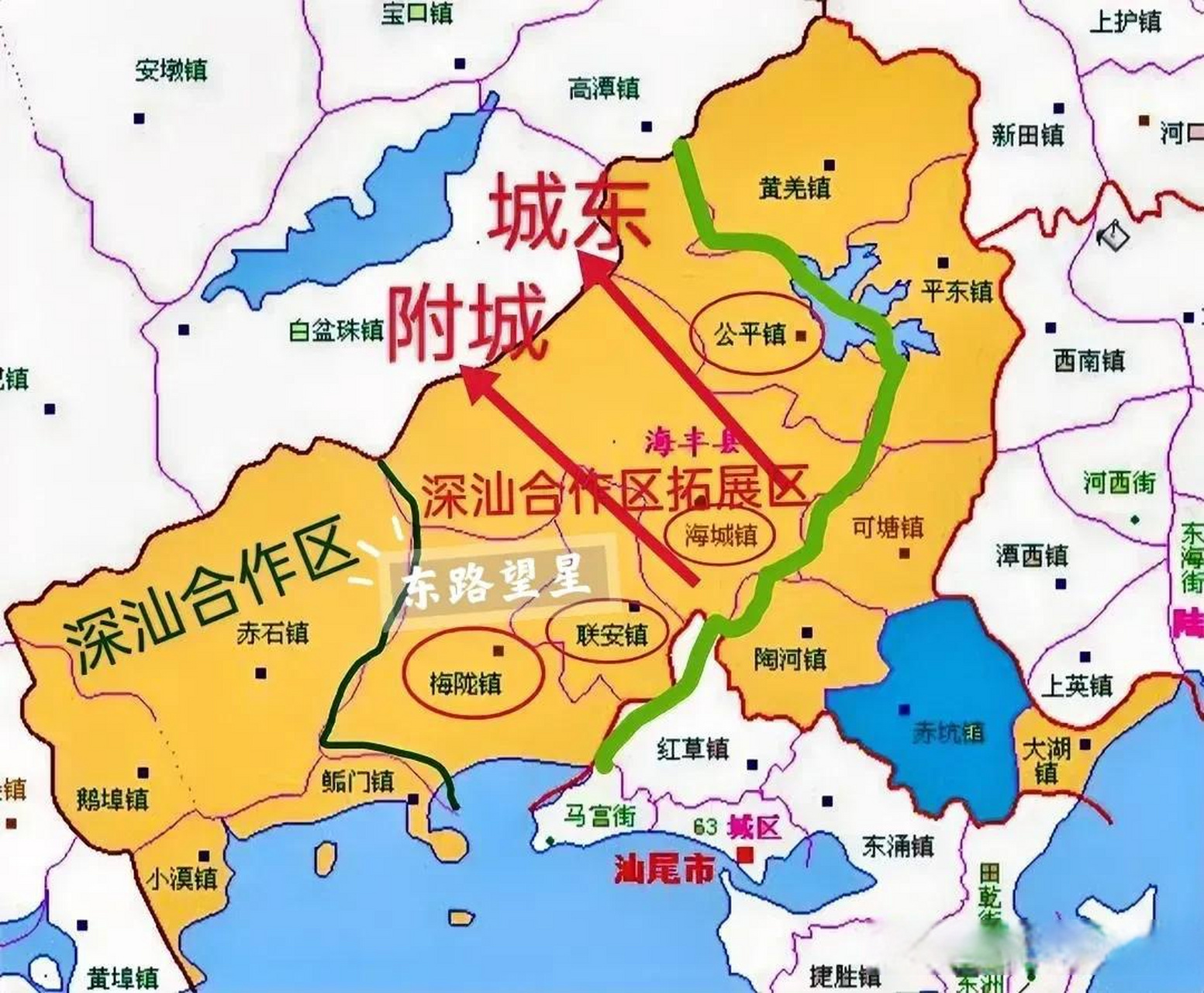 深汕合作区开启了东扩第一步! 深汕合作区拓展区规划出炉!