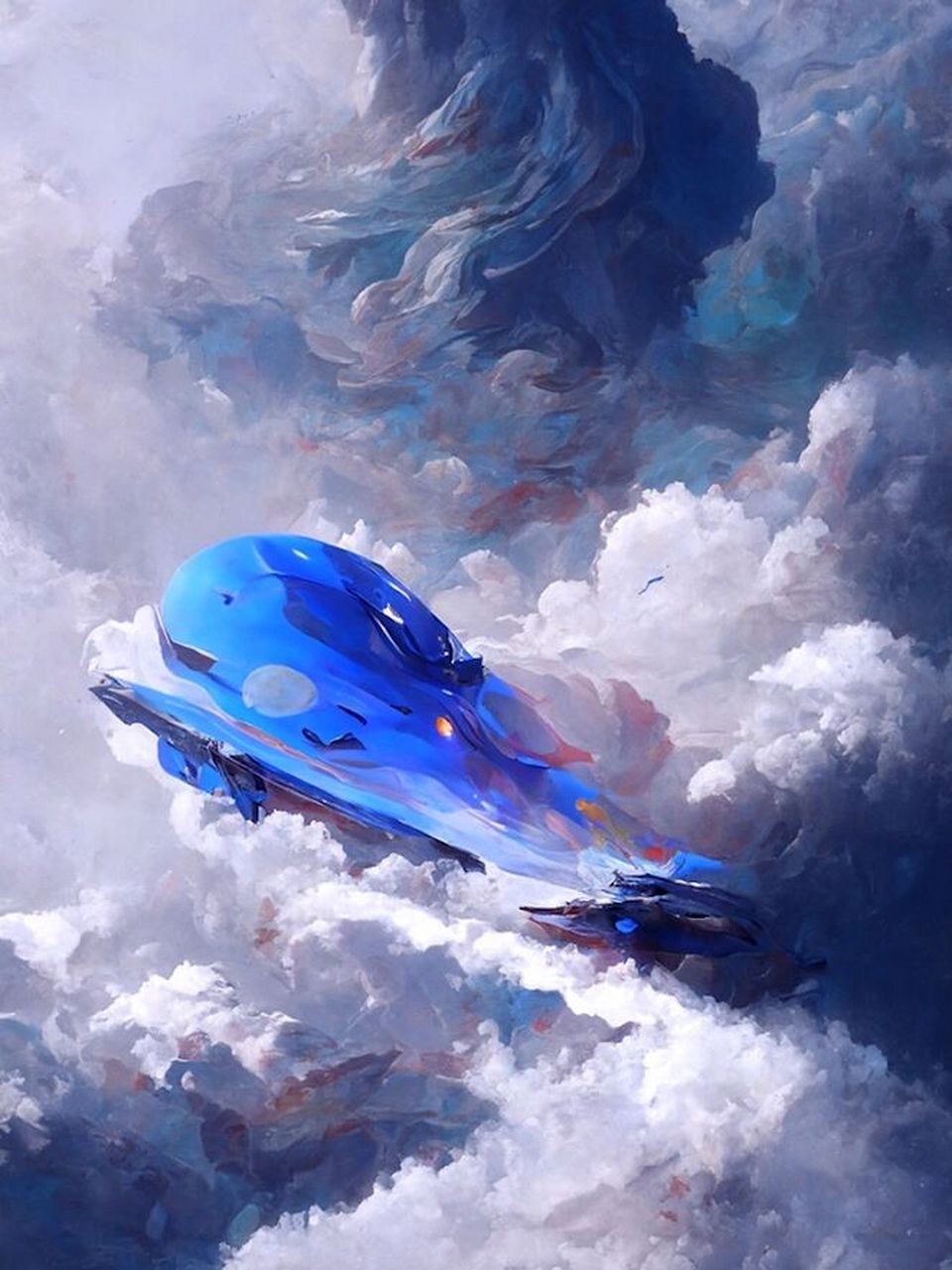 ai教我来画画 三体之蓝色空间号