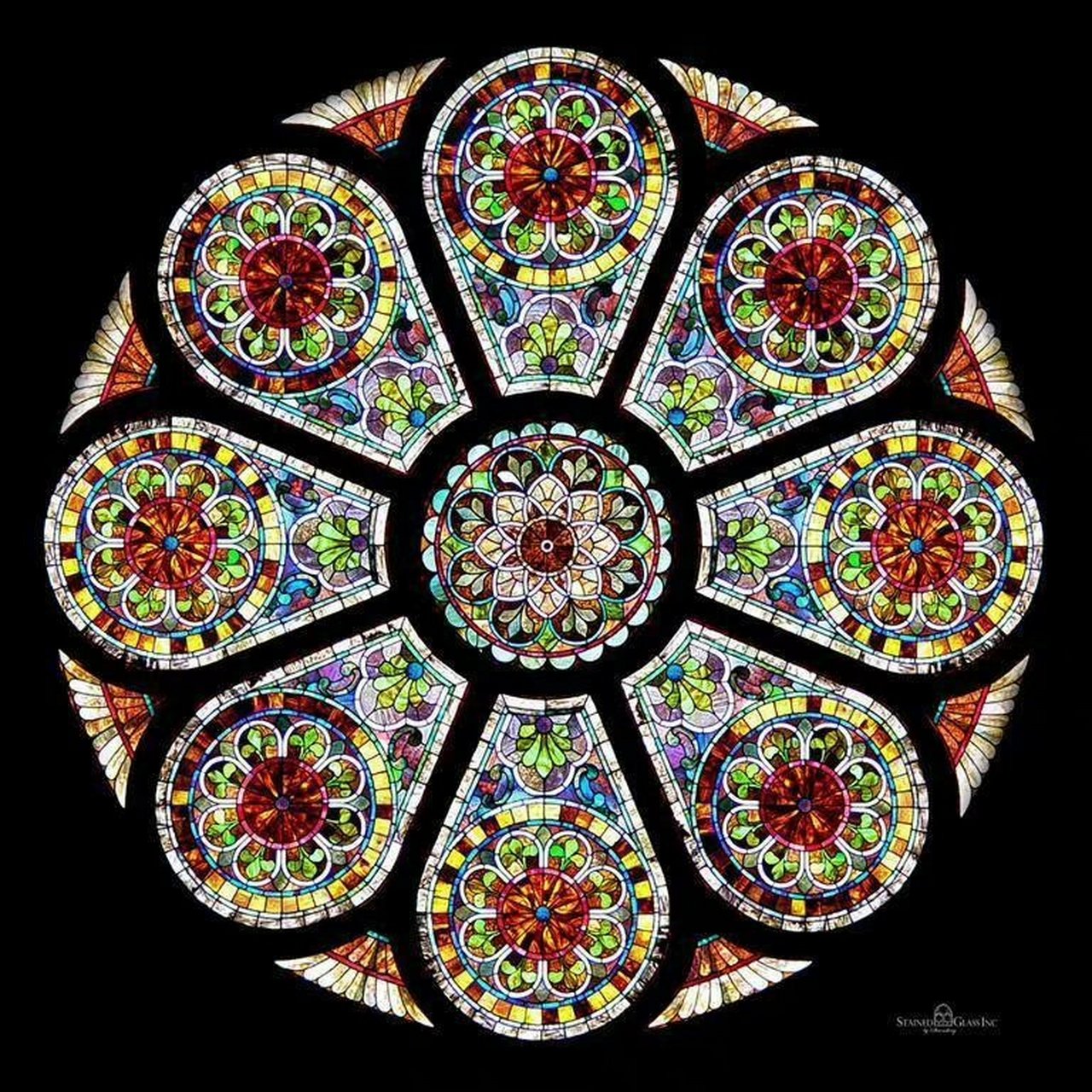 玫瑰花窗|therose window 09眩神夺目的玫瑰窗(therose window)