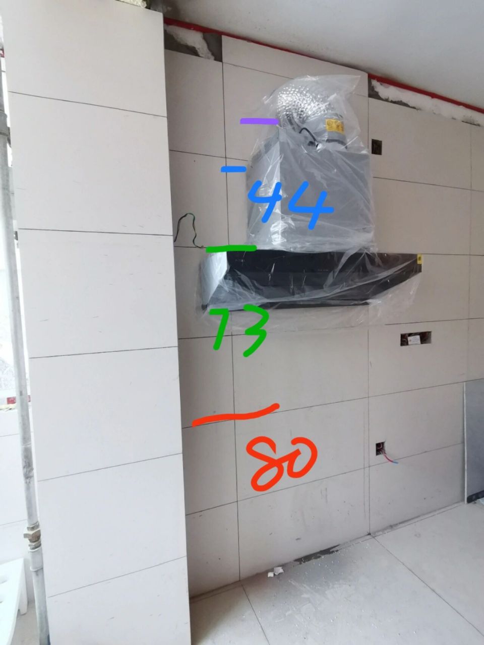 方太z6ta/z5ta烟机安装尺寸避坑6015        老破小没有烟道全是