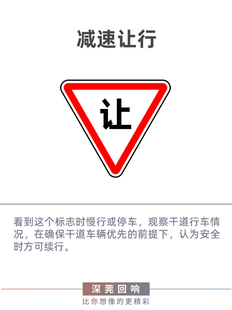 交通知识丨三大让行标志区别