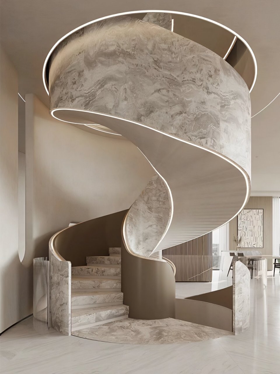 9款提升高级感的叠墅楼梯设计(附施工工艺) 贵阳叠拼别墅的姐妹看过来