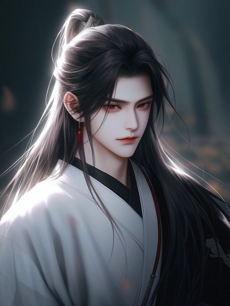 古风青衣美男子·男头·古风头像