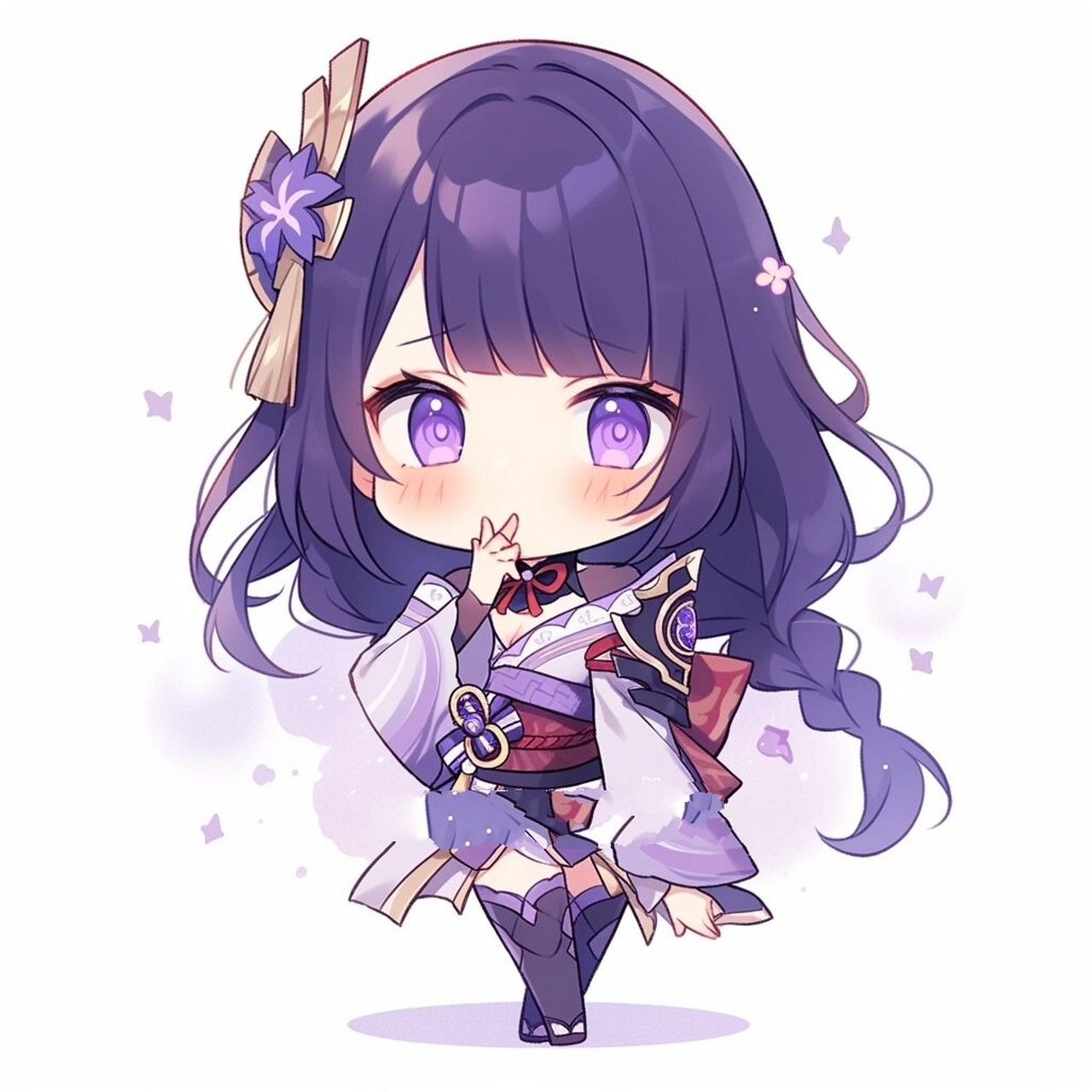 原神头像 | q版·雷电将军 我的雷电将军不可能这么可爱.