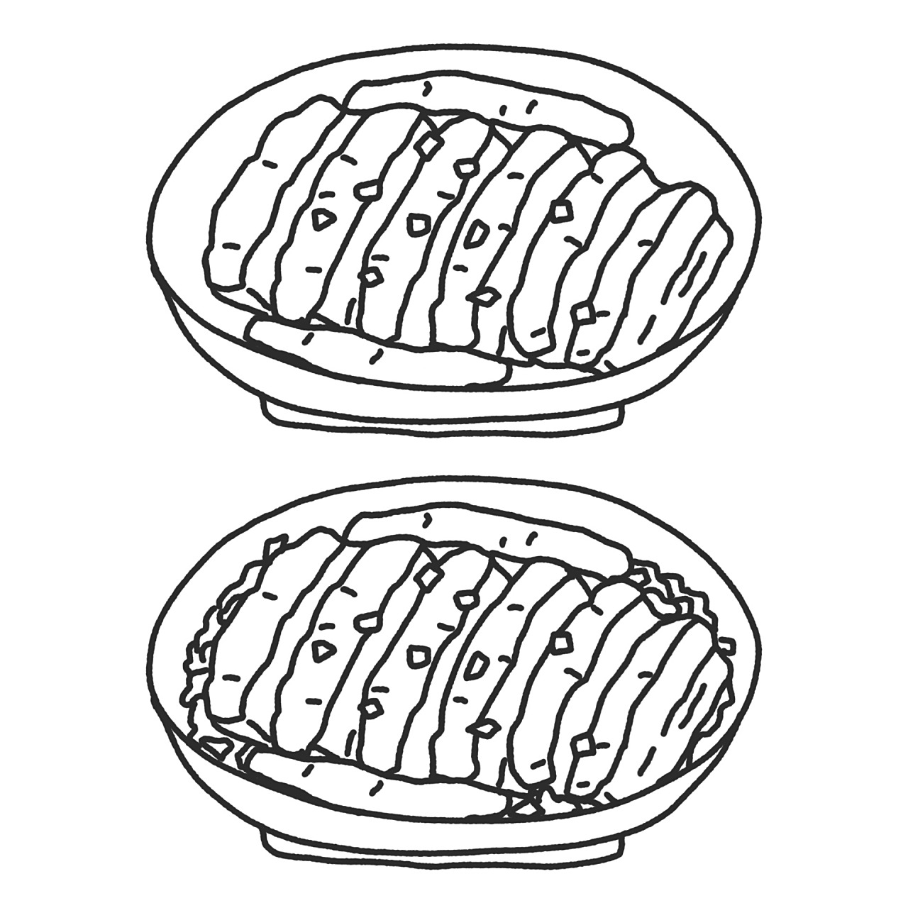 年夜饭 | 简笔画教程 | 梅菜扣肉 来顿二次元年夜饭