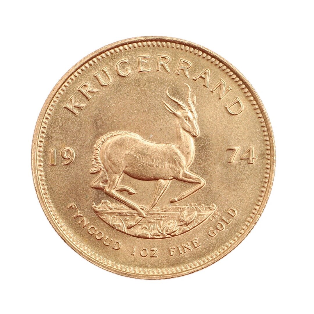 1974年南非金币 南非黄金krugerrand,1974年.