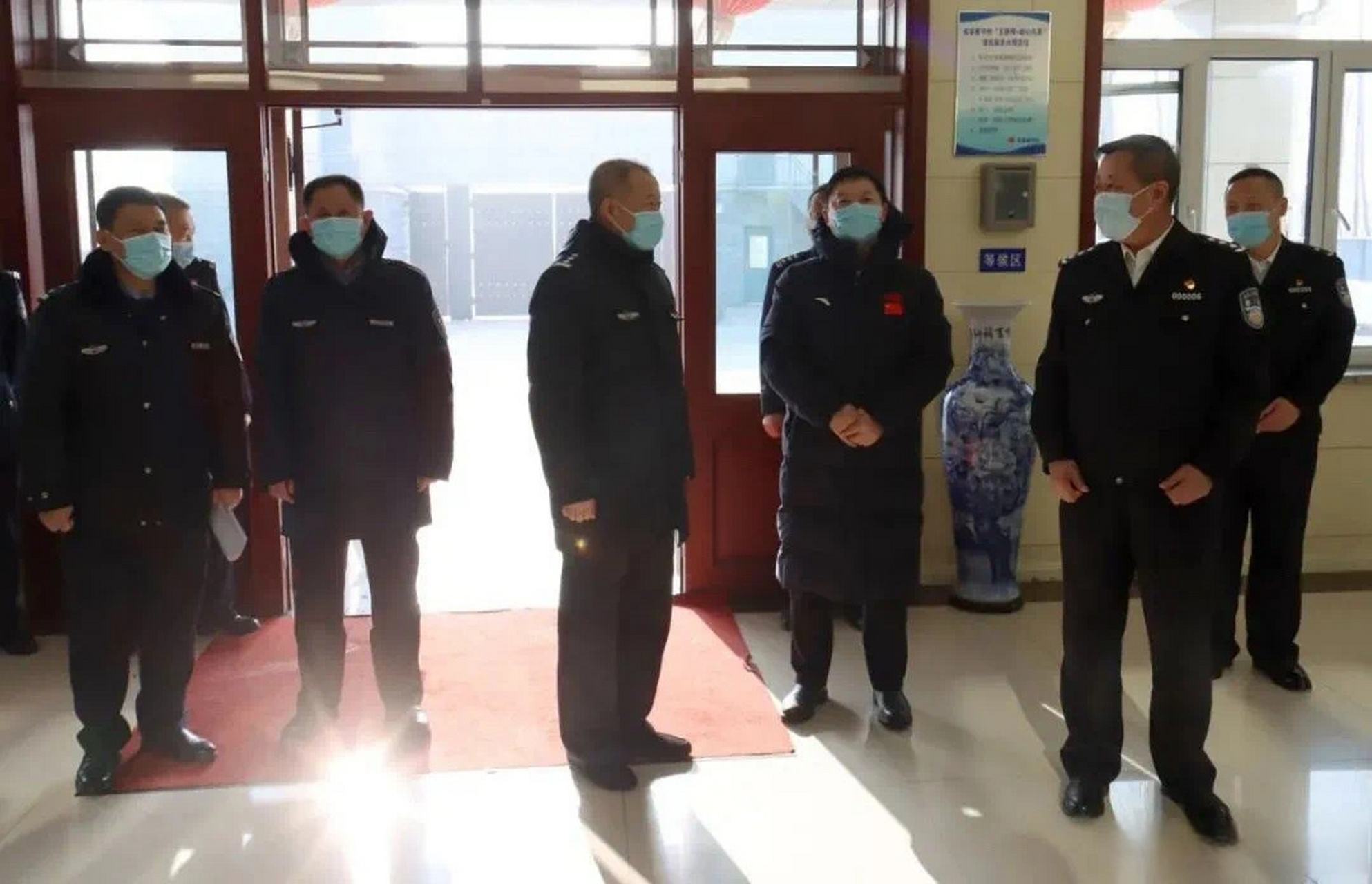 乔向中同志到宾县慰问监管一线民警辅警#冬季送温暖