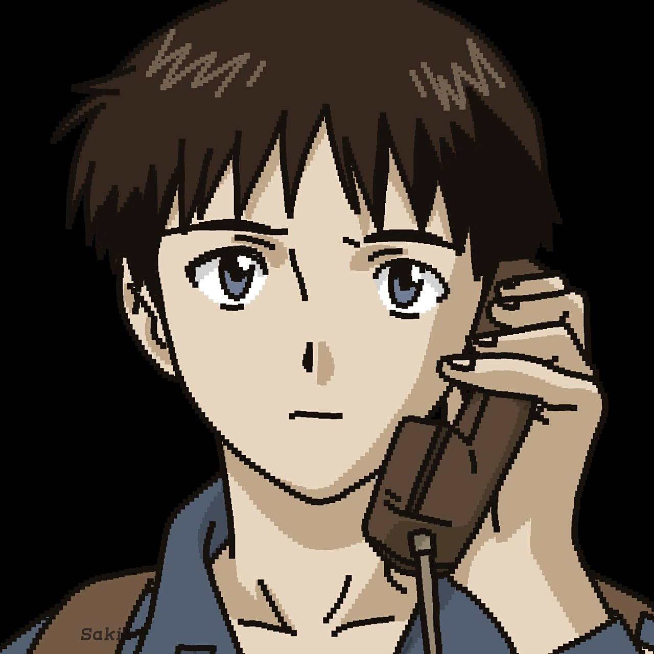 碇真嗣 谁能拒绝这种干净男头?