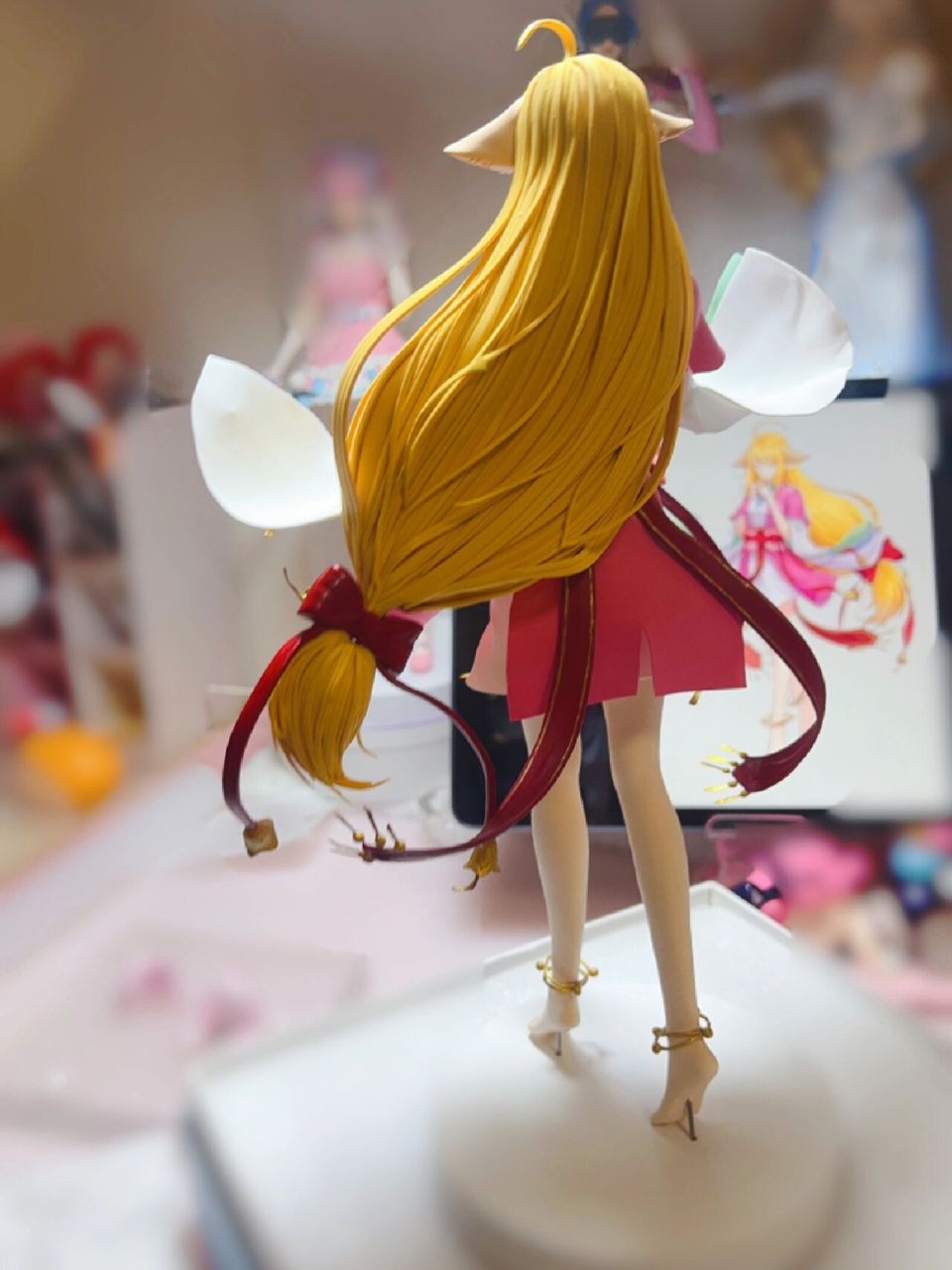 狐妖小红娘涂山苏苏 粘土手办 不爱打水印   制作不易请勿盗图