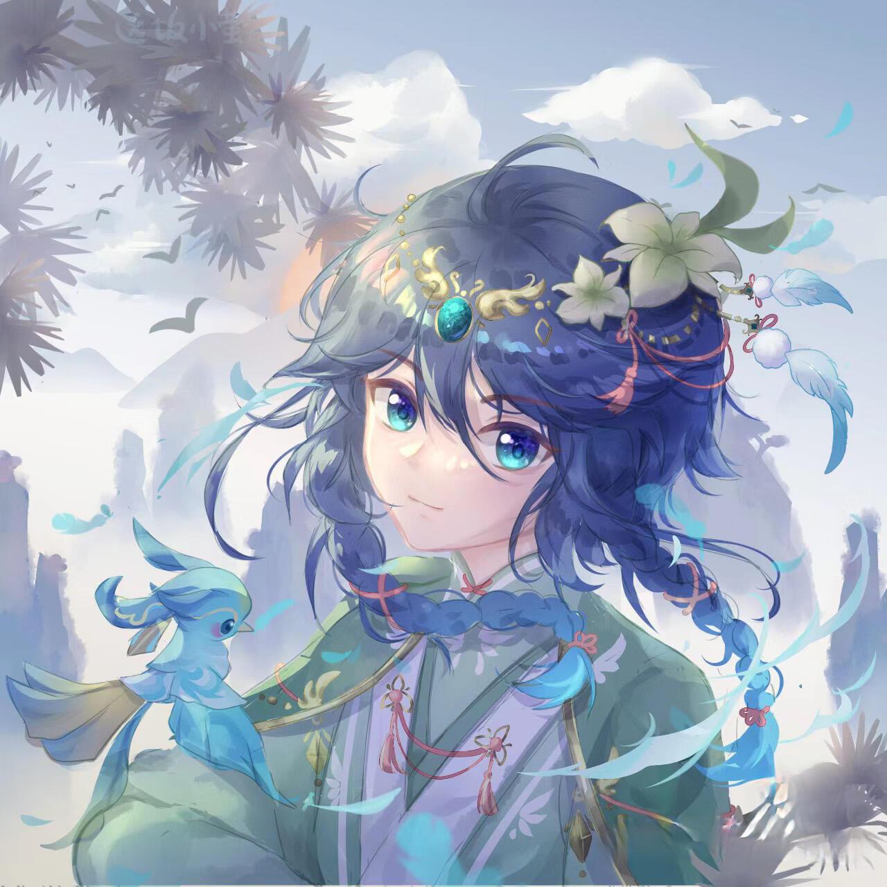 原神头像 原画师:运坂小萤 我跑来更新啦