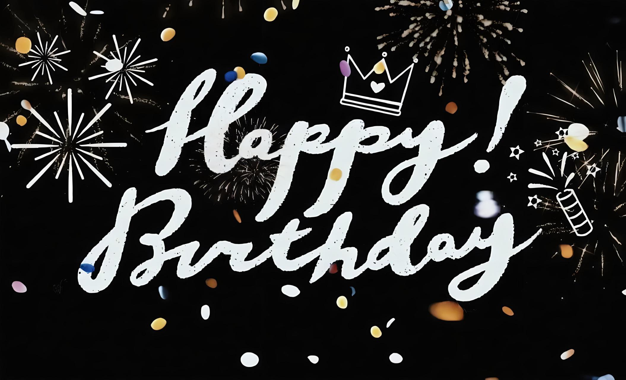 祝我生日快乐图片横屏壁纸 专属自己的生日背景图!横屏摆拍超好看哟!