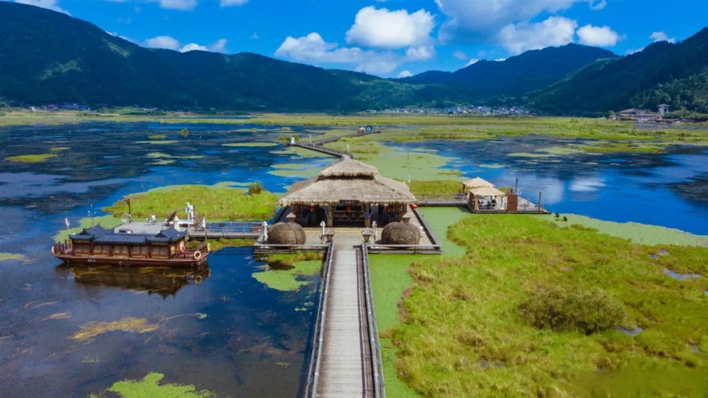 土左旗北海流湿地图片