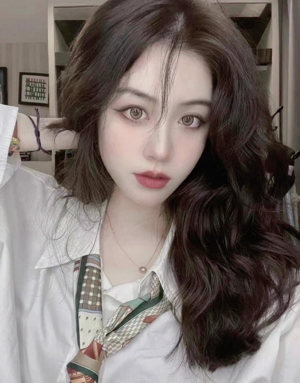 也很温柔 整体发型充满活力,完全不老气的卷发!