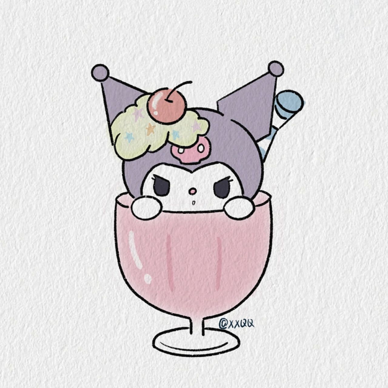 库洛米/简笔画教程 来自投稿,欢迎大家多多带图来私信投稿